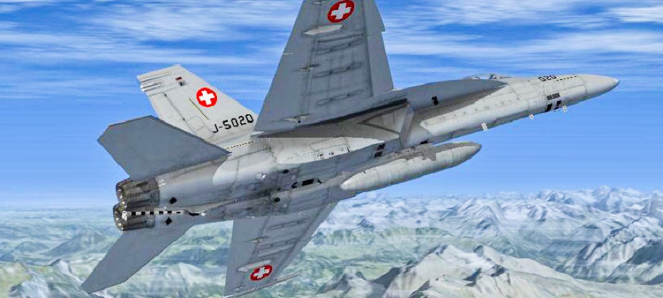 tolles Geschenk für Freunde - im Kampfjet über die Schweiz